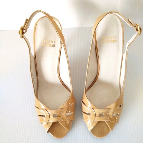 Stuart Weitzman Shoes - Stuart Weitzman high heel swing back shoes size 9